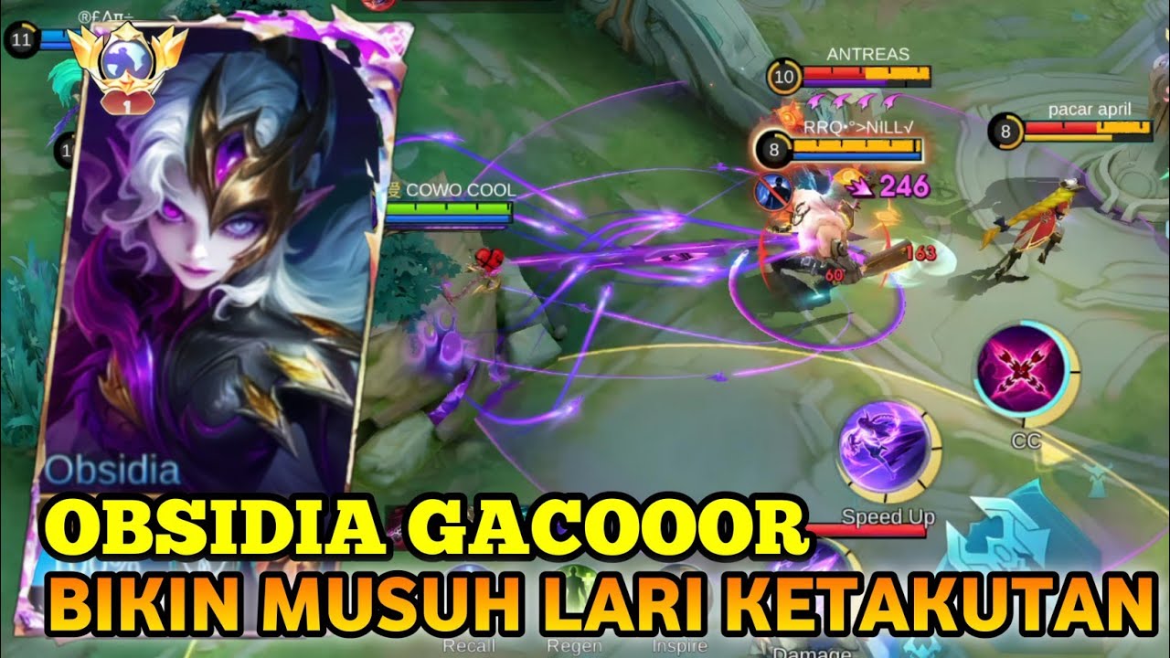 OBSIDIA MAKIN GACOOOR | BIKIN MUSUH LARI KETAKUTAN LIHAT OBSIDIA - MLBB