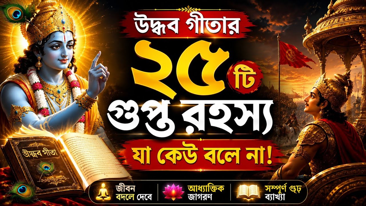 উদ্ধব গীতার ২৫ টি গুপ্ত রহস্য | যা কেউ বলে না | Uddhava Gita Bangla
