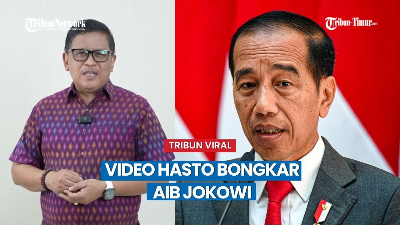 Rekaman Video Sekjen PDIP Hasto Kristiyanto Bongkar Skandal Ulah Jokowi Beredar!