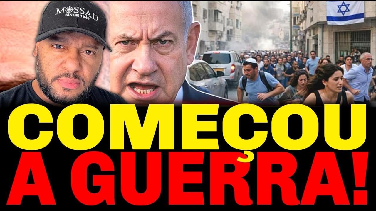 DIRETO de JERUSALÉM🚨A GUERRA COMEÇA HOJE?💥💥PAISES EVACUANDO DO ORIENTE MÉDIO❗️❗️