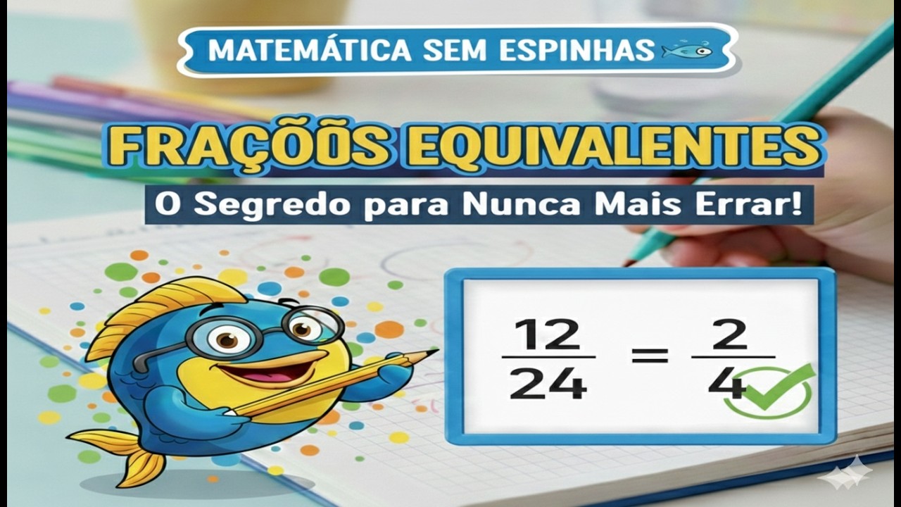 FRAÇÕES EQUIVALENTES: O Segredo para Nunca Mais Errar! (5.º e 6.º Ano)