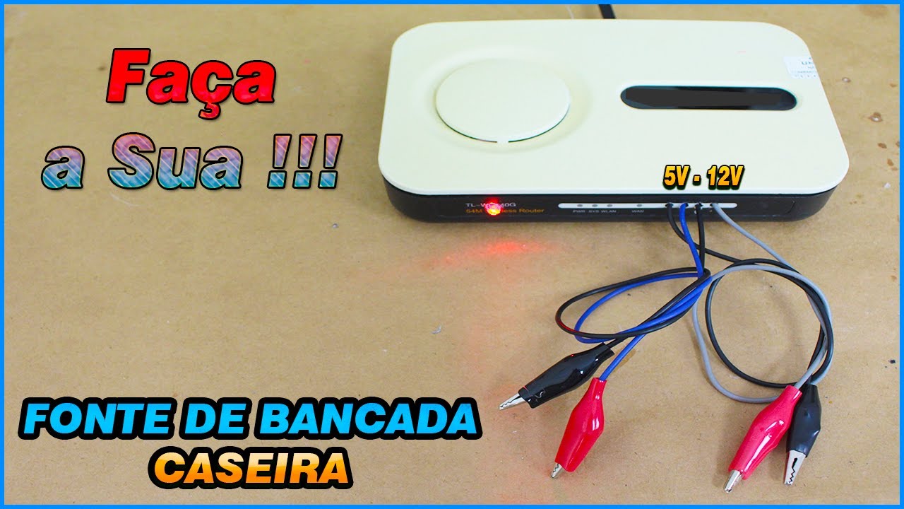 Transformando DVD em Fonte de Bancada !