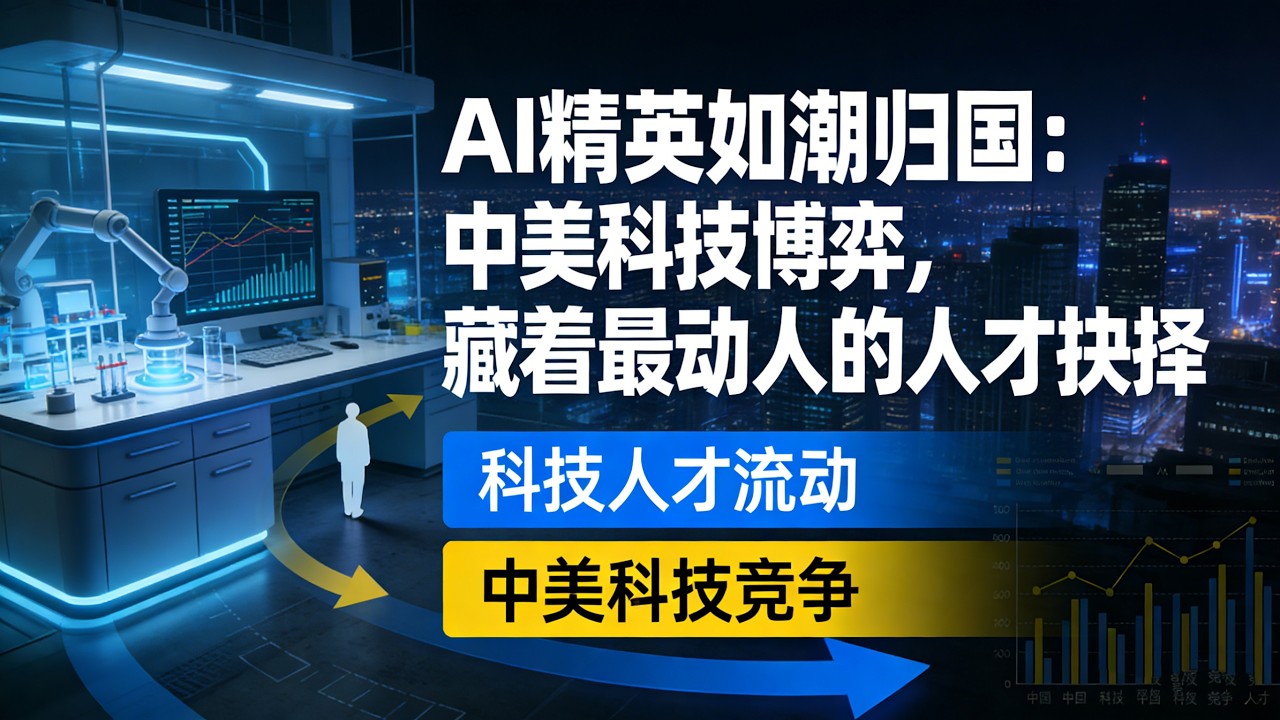 放弃硅谷顶薪，中国AI大佬集体回国，背后真相不简单#AI精英归国#中美科技博弈#姚顺雨加盟腾讯#硅谷人才流失#中国AI崛起#AI人才争夺战#中美AI差距#字节跳动AI布局#腾讯AI新动作#全球AI