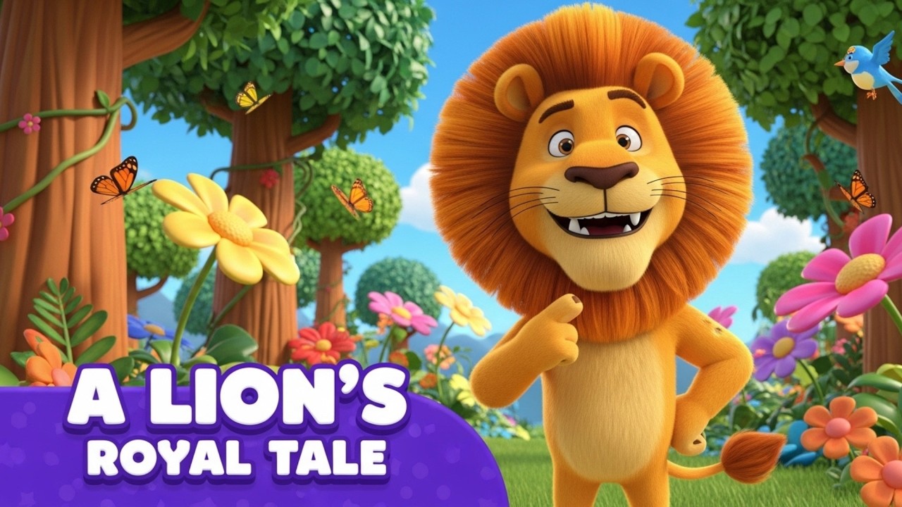 🦁✨ The Brave Little Lion | Nursery Rhymes