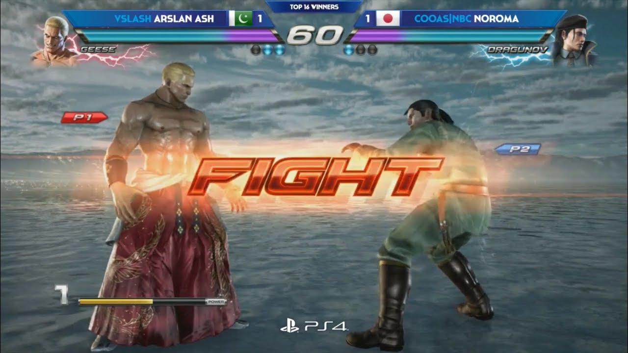 Arslan Ash(GEESE) vs Noroma(JACK 7/DRAGUNOV) EVO 2019 Tekken 7 (TWT)