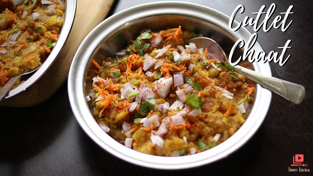cutlet chaat recipe | ragda patties recipe | Indian street food recipes