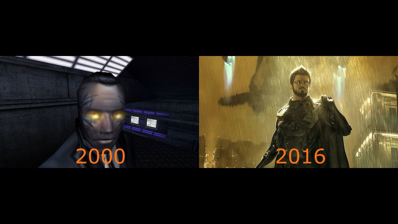 Как менялась серия игр Deus Ex с 2000 по 2016 года (Эволюция игр)