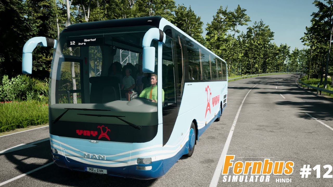 Fernbus Simulator Hindi Part #12: Frankfurt To Oberhof | iVK Gaming Fernbus Sim