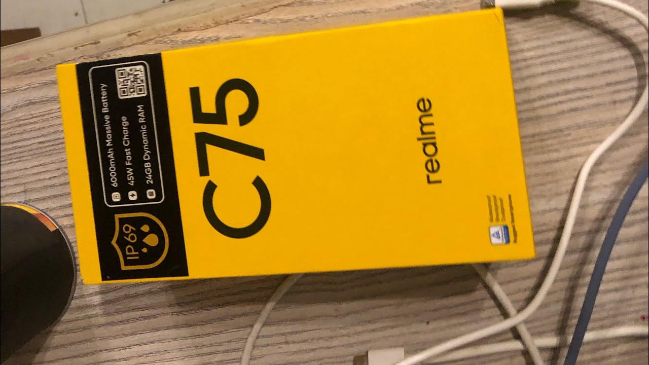 My first ever video Plese support me and unboxing realme c75