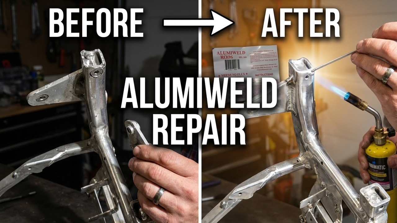 AlumiWeld Rods from Harbor Freight - Subframe Fix
