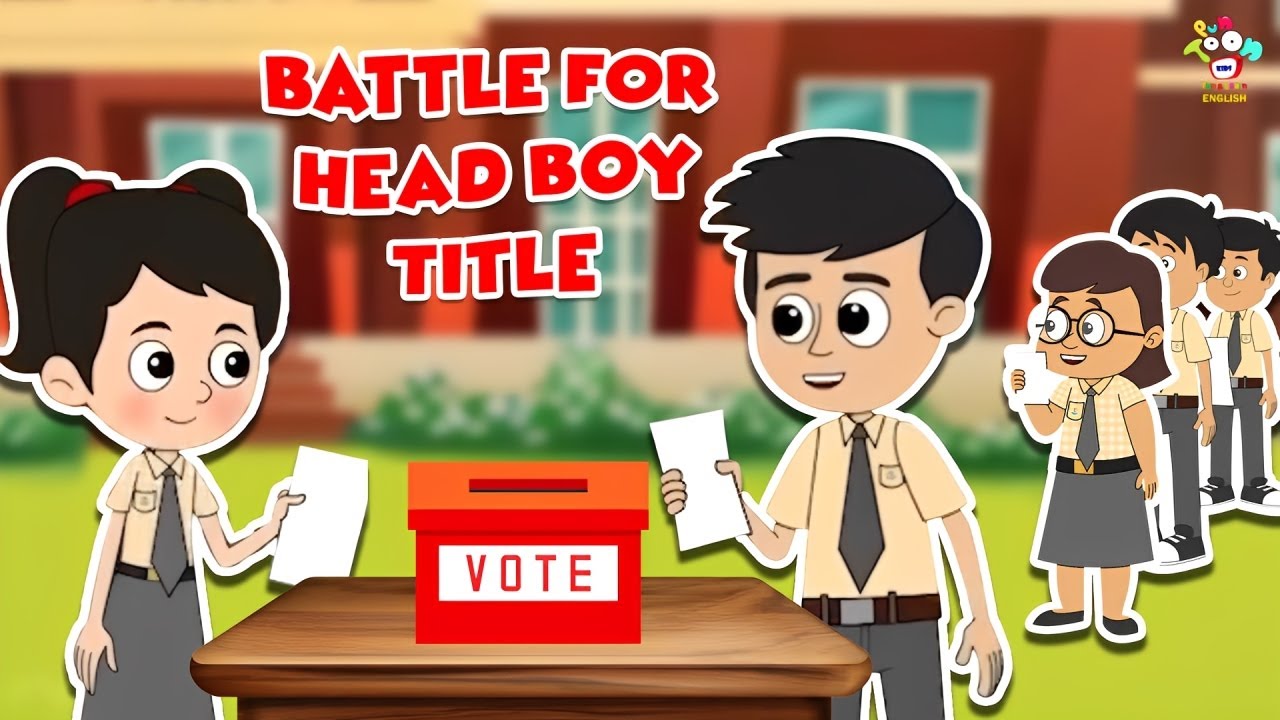 Battle for Head Boy Title | School Election | Moral Stories | Cartoon Videos | English Cartoon