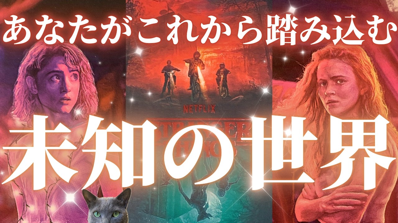 ✨😳そこでは、不思議な出来事が起こります✨貴方がこれから踏み込む未知の世界🌏💫✨STRANGER THINGSの世界へようこそ🚲🚲🚲💨👽❤️［タロット/占い/オラクル/ルノルマン/チャネリング/龍神］