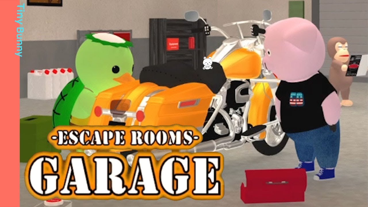 Escape Rooms Garage Walkthrough (NAKAYUBI) | 脱出ゲーム 攻略