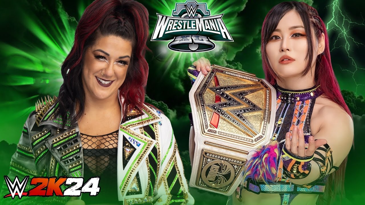 Bayley Vs IYO Sky ~ For the WWE Women’s Championship (WrestleMania XL) [WWE2K24]