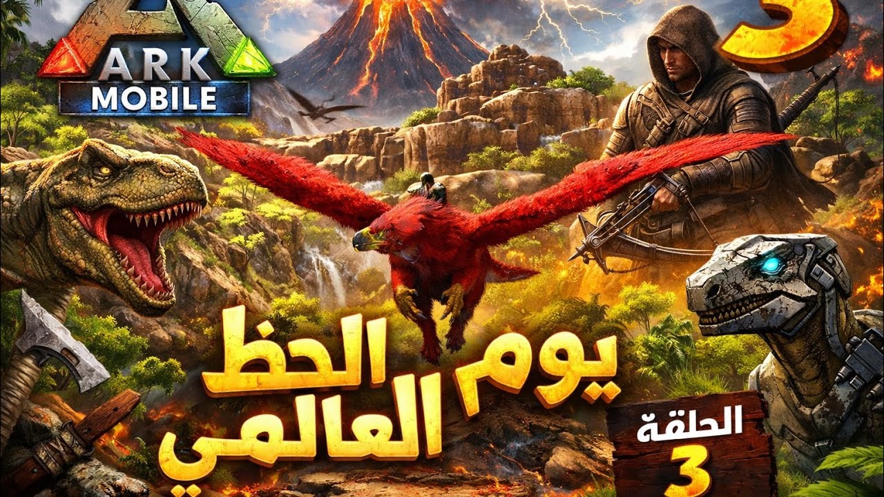 الحلقه التالته من سلسله ارك موبايل ماب رجناروك #3 