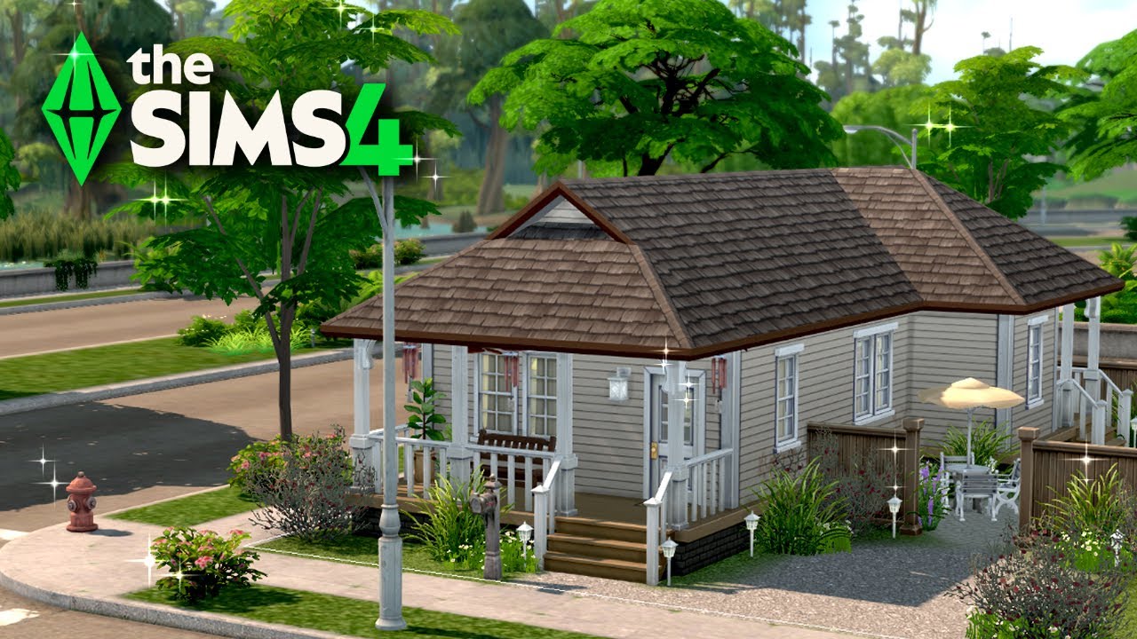 строительство ведьмовского загородного дома в The Sims 4