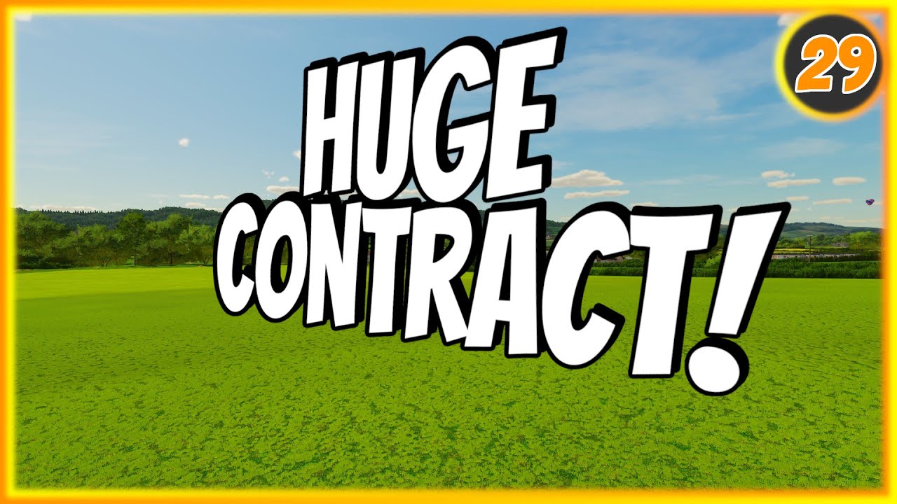 Our BIGGEST Contract Yet? | FS22 Survival | Court Farm Ep 29