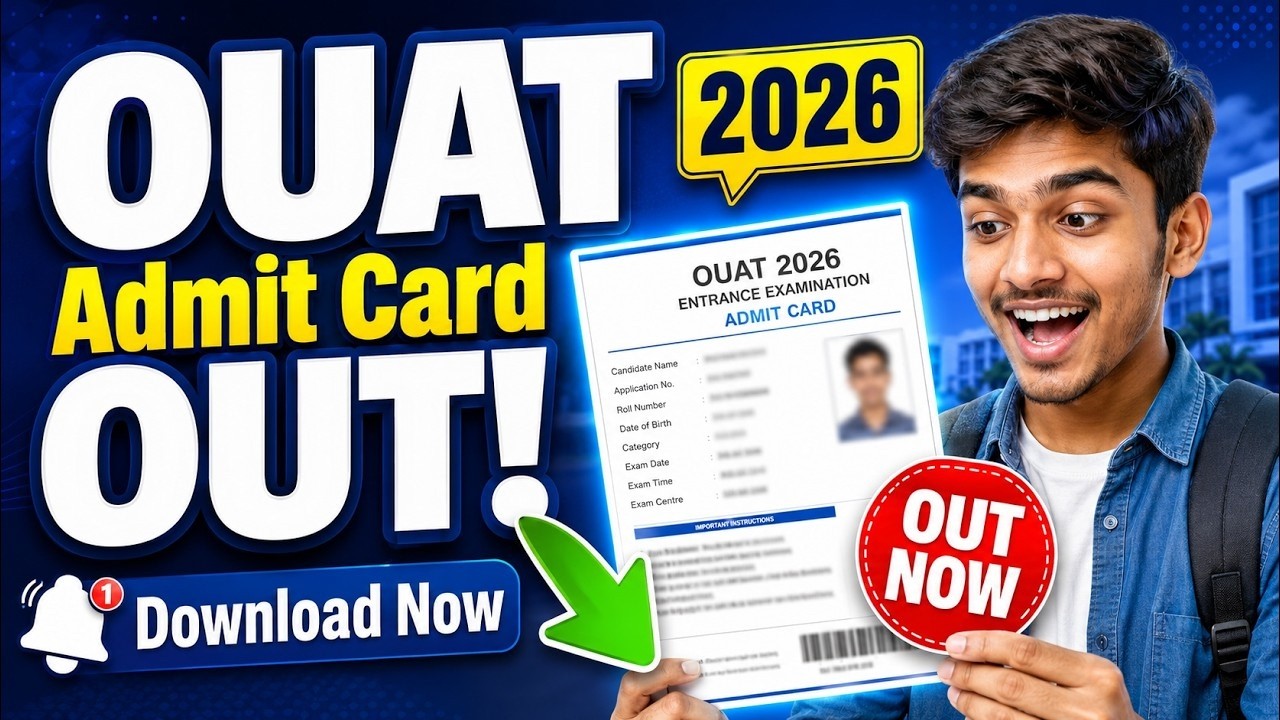 OUAT ADMIT CARD DOWNLOAD