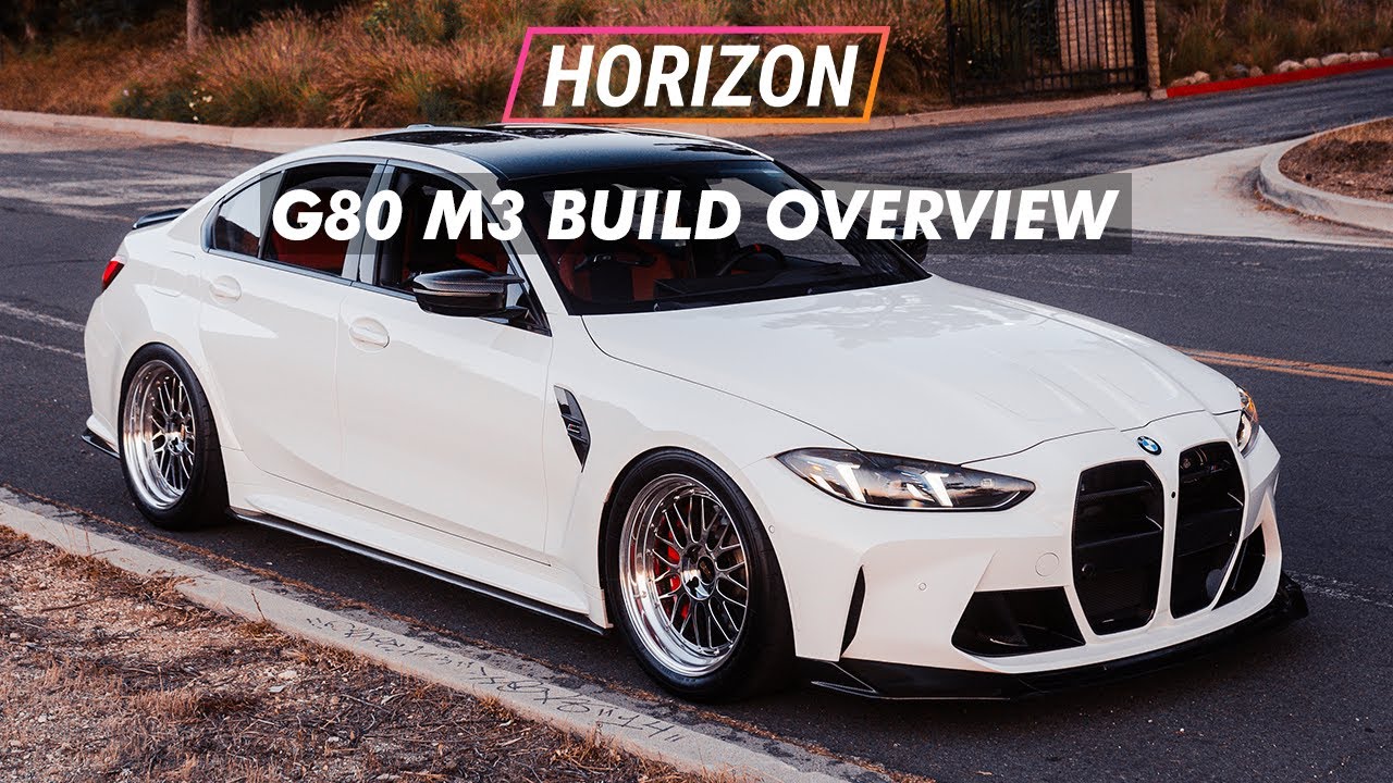 Alpine White G80 M3 with tons of mods