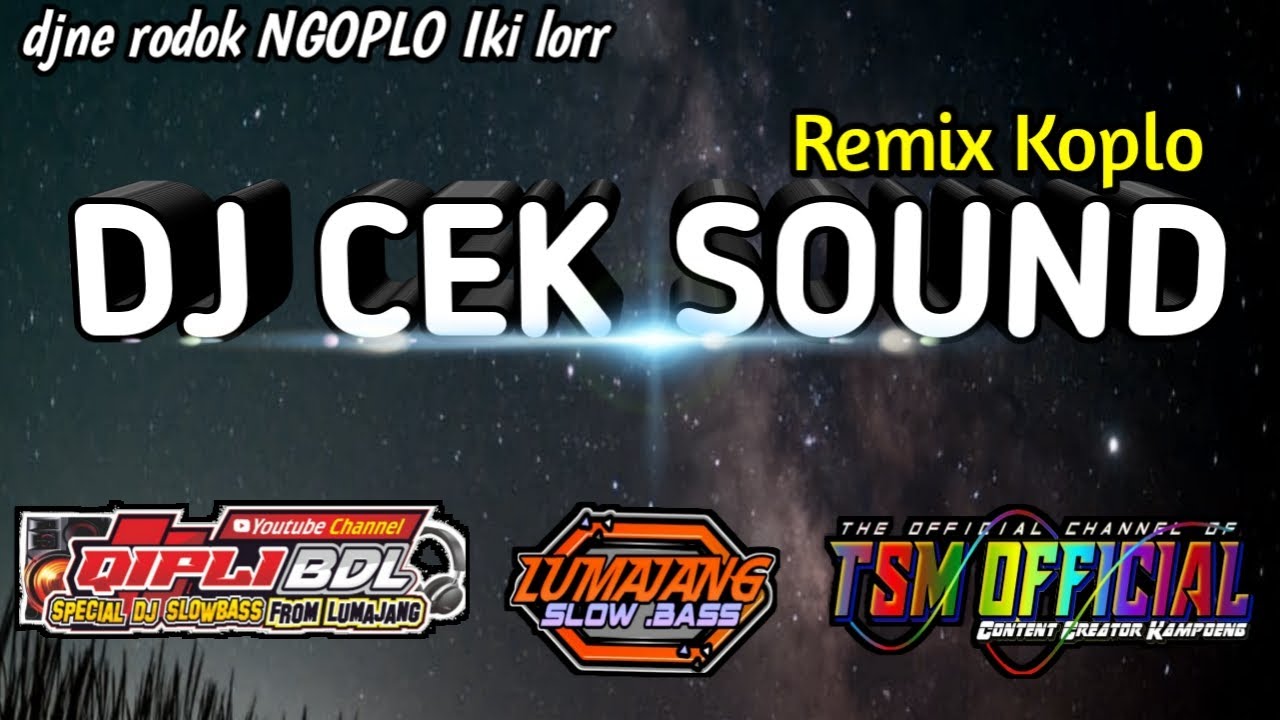 DJ KOPLO|Dj slow remix terbaru full bass cocok buat cek sound