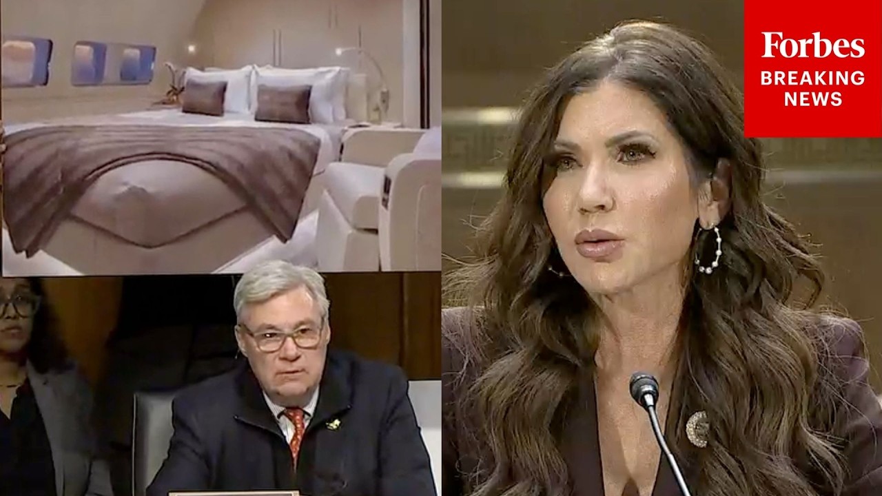 BREAKING: Sheldon Whitehouse Asks Kristi Noem Point Blank About DHS Buying Planes With A Bedroom