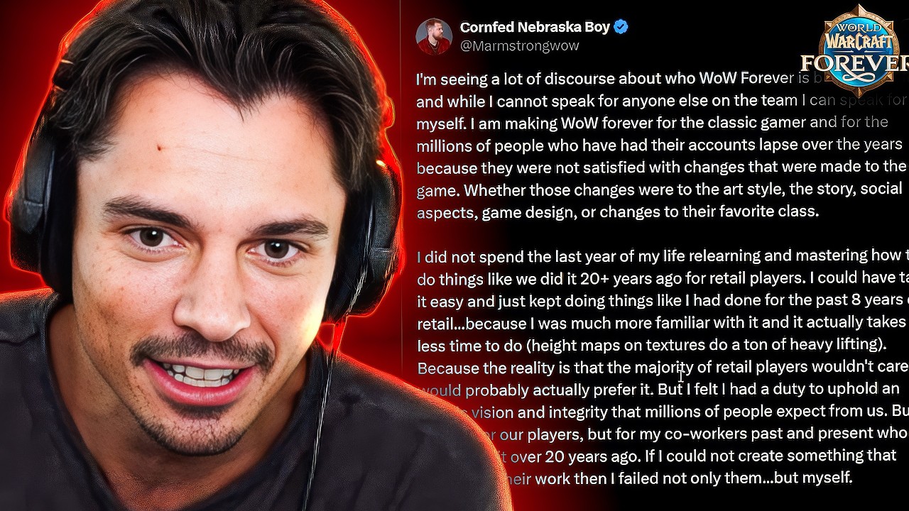 WoW Forever Dev Shares HUGE Message to Classic Players