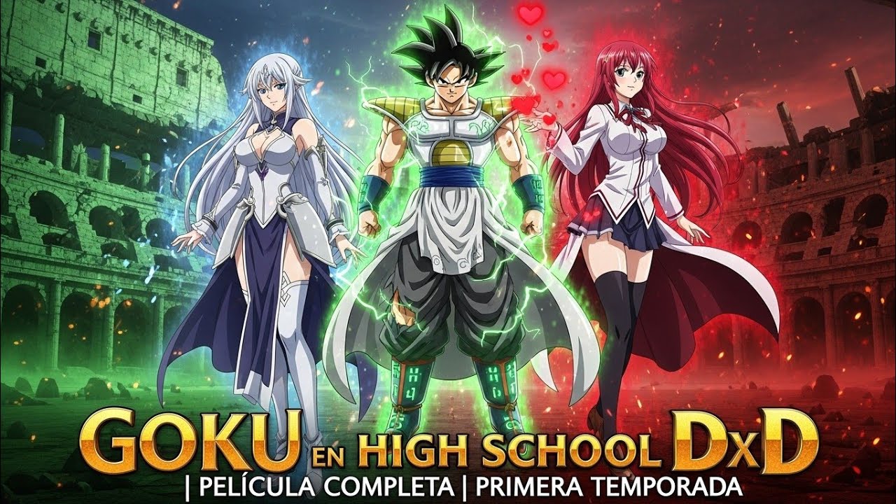 Goku en High School DxD: El Nacimiento de una Leyenda | película completa  | Primera temporada 