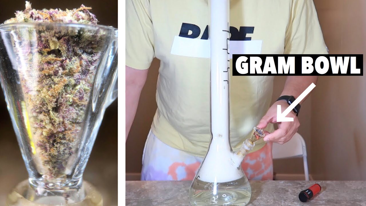 GRAM of PURPLE PUNCH in a BONG