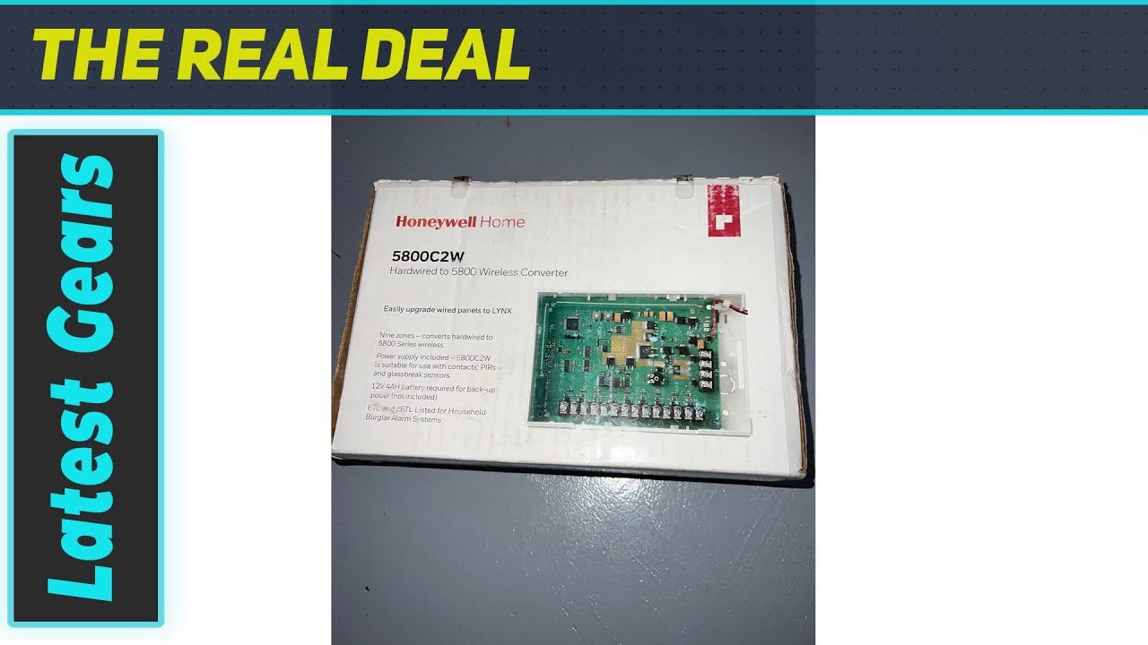 Honeywell 5800C2W Hardwired to 5800 Wireless Converter - Upgrade Your Home Security System!