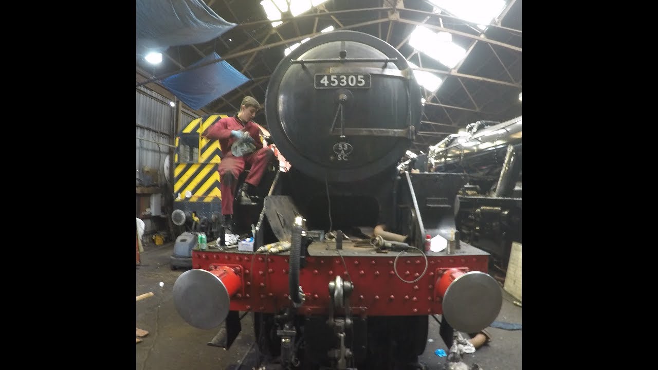 Preparing 45305 for her return to service