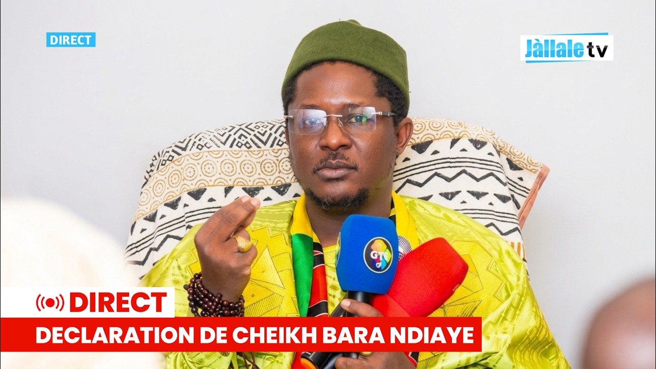 🔴 DIRECT &bull; D&eacute;claration importante de Cheikh Bara Ndiaye