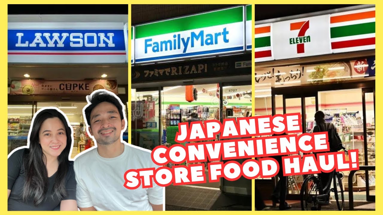 Japanese Convenience Store Food Haul: Lawson, Family Mart & 7-Eleven I Must Try Meals & Desserts!