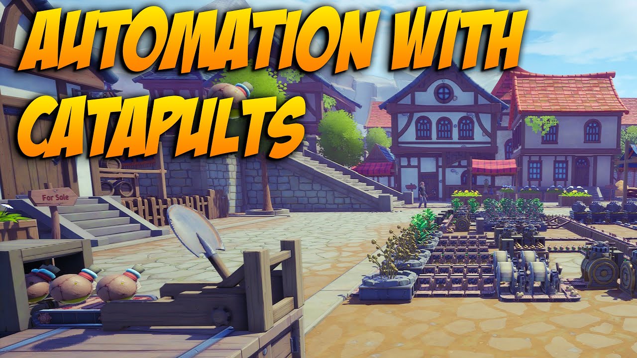 Automate The PERFECT Shop With CATAPULTS in Alchemy Factory