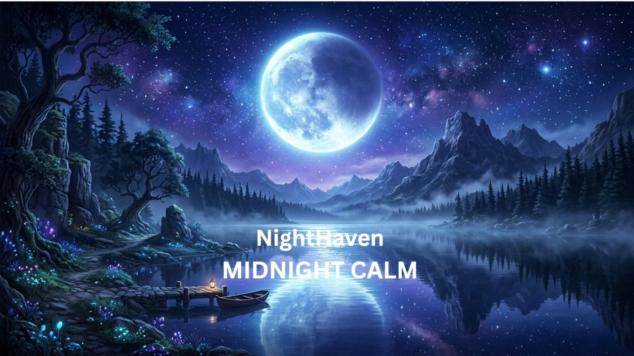 Midnight Calm 🌙 Relaxing Night Music  Deep Sleep, Meditation, Peaceful Piano