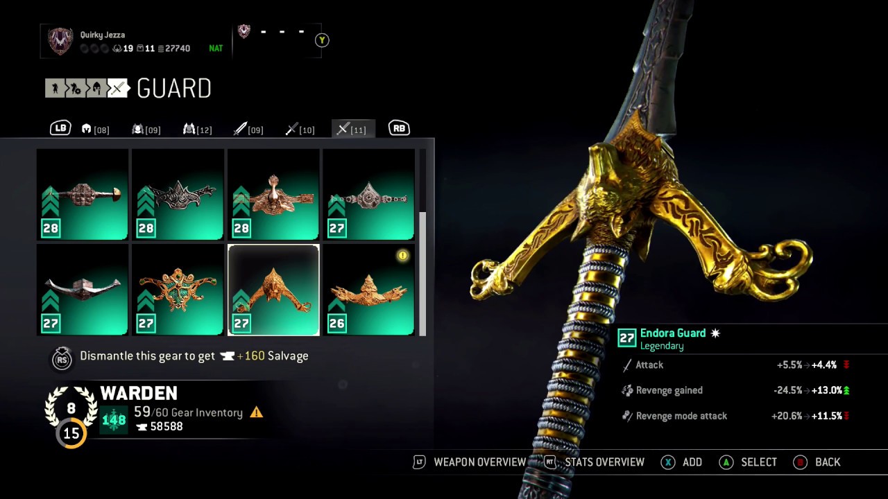 WARDEN - OPENING 10 PREMIUM PACK CRATES (NEW LEGENDARY GEAR!!) - WARDEN REP 8 - FOR HONOR - HD
