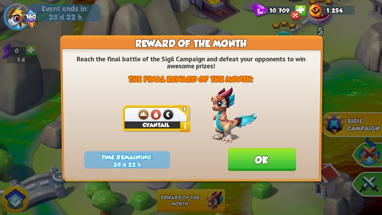 #DML [Sigil Campain] - Do you like CYANTAIL Dragon ? - Dragon Mania Legends