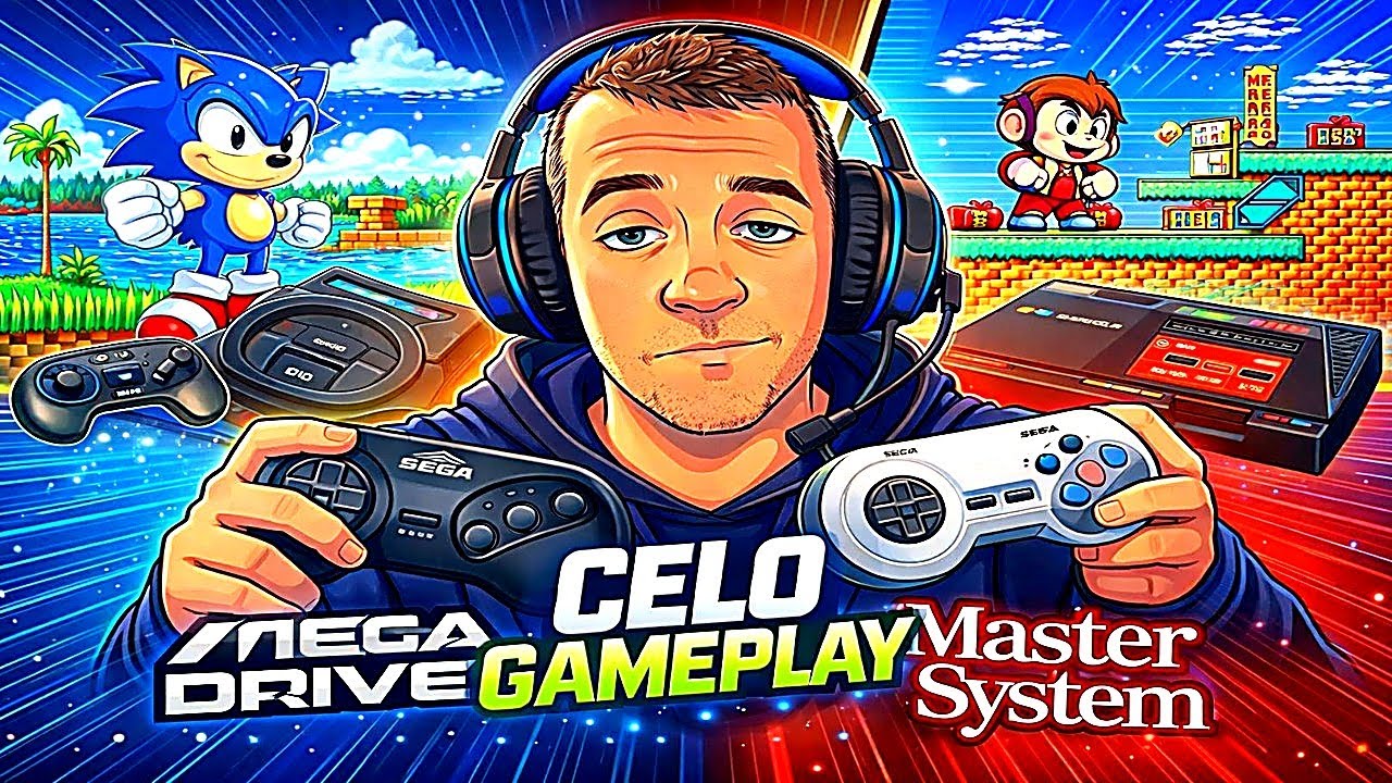 🎮 CLÁSSICOS INSANOS! MEGA DRIVE + MASTER SYSTEM AO VIVO!