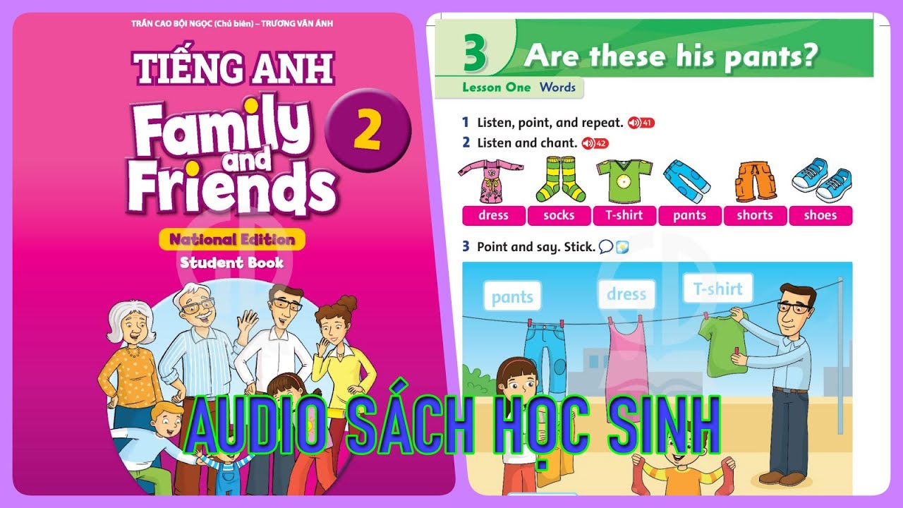 Unit 3 Are These His Pants Sách Học Sinh Tiếng Anh 2 Family And Friends National Edition StudentBook