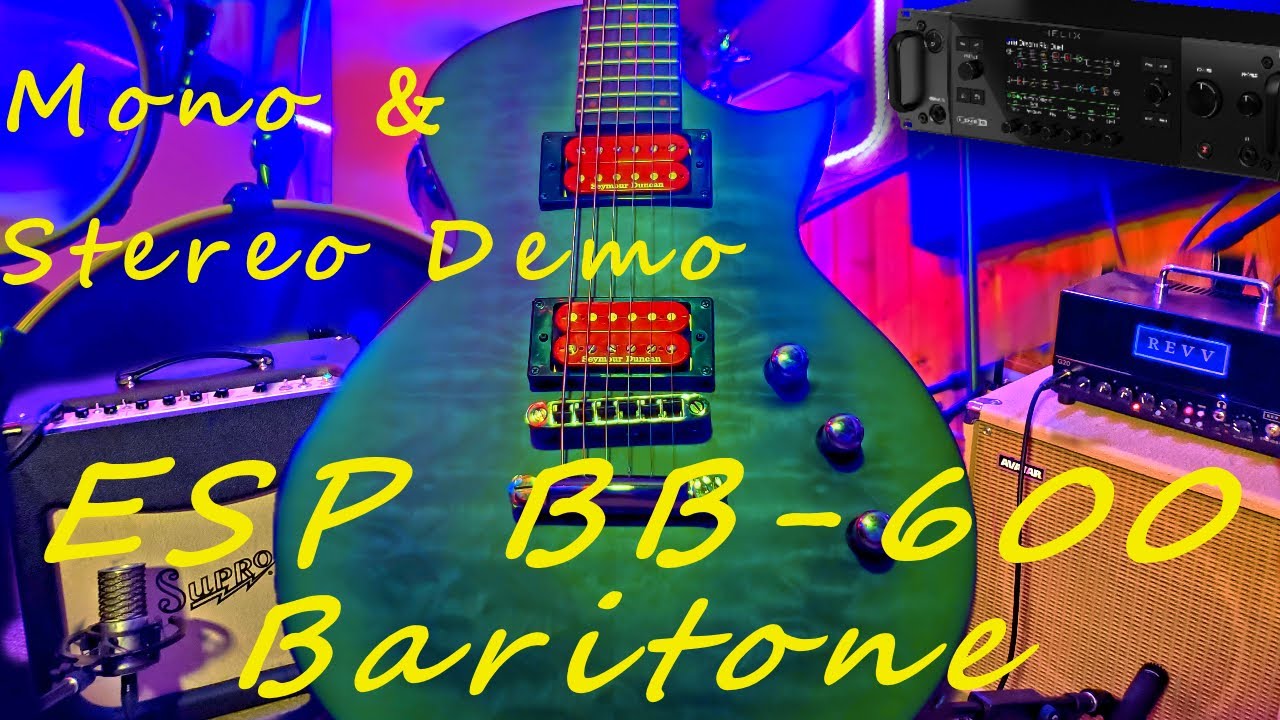 ESP BB-600 Baritone (Review/Demo)