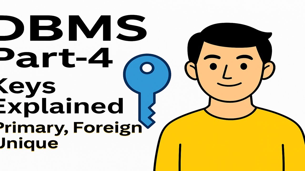 DBMS Part-4 | Keys in DBMS (Primary Key, Foreign Key, Unique Key)