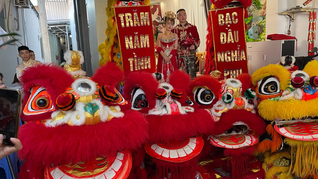LÂN SƯ RỒNG THẮNG ANH ĐƯỜNG , BIỂU DIỄN ĐÁM CƯỚI ,KHAI QUAN RỒNG MỚI,TẠI CỦ CHI HCM, phần1.
