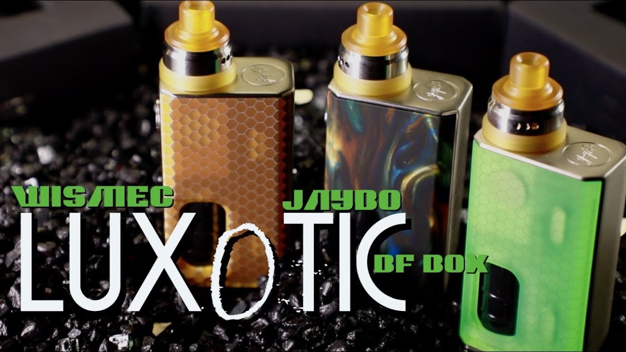 LUXOTIC BF Squonker Box Kit by Wismec & Designed by Jaybo (Vape Squonker AIO Mod Review)