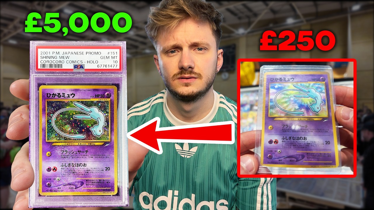 I Tried Grading Pokémon Cards From Cardshows for Profit