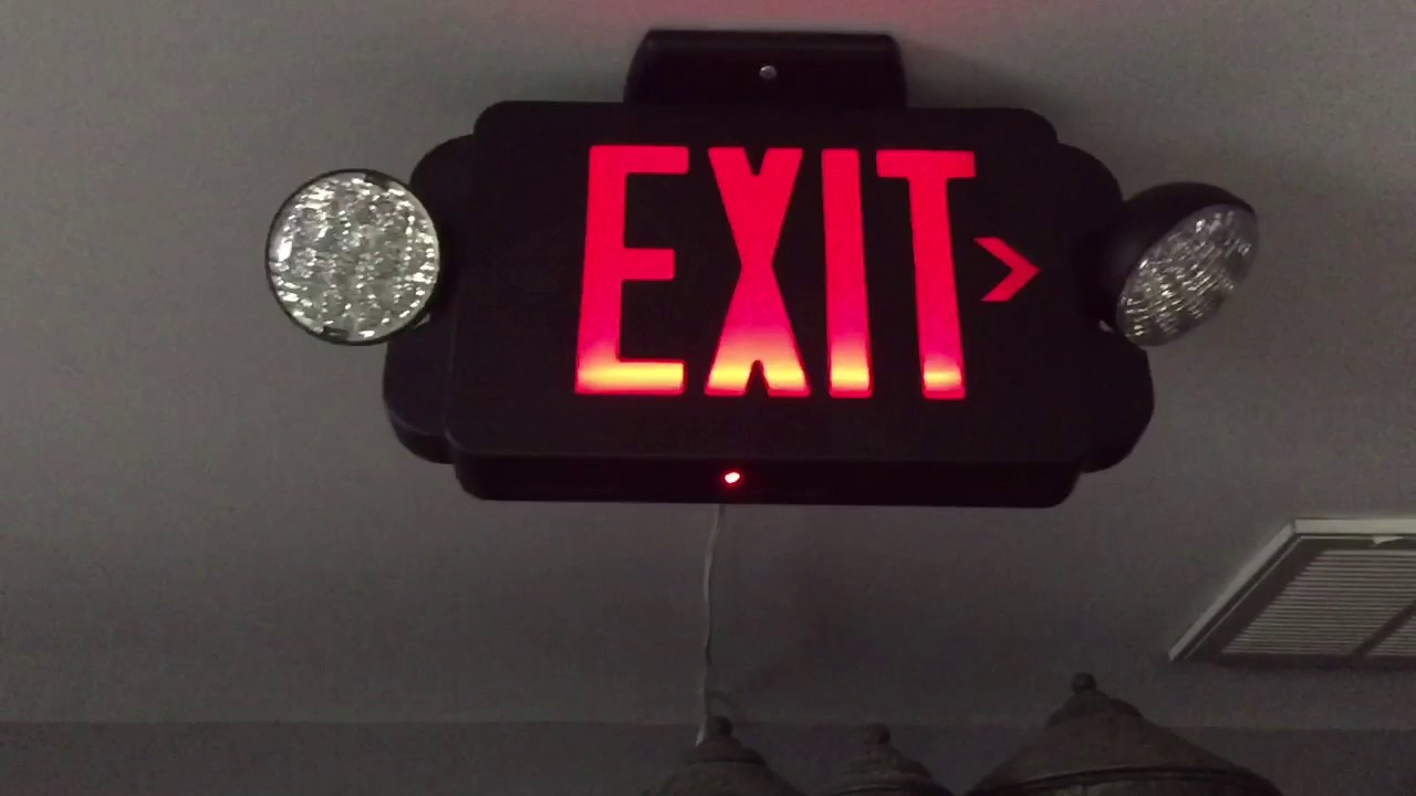 Exit Sign Setup 17