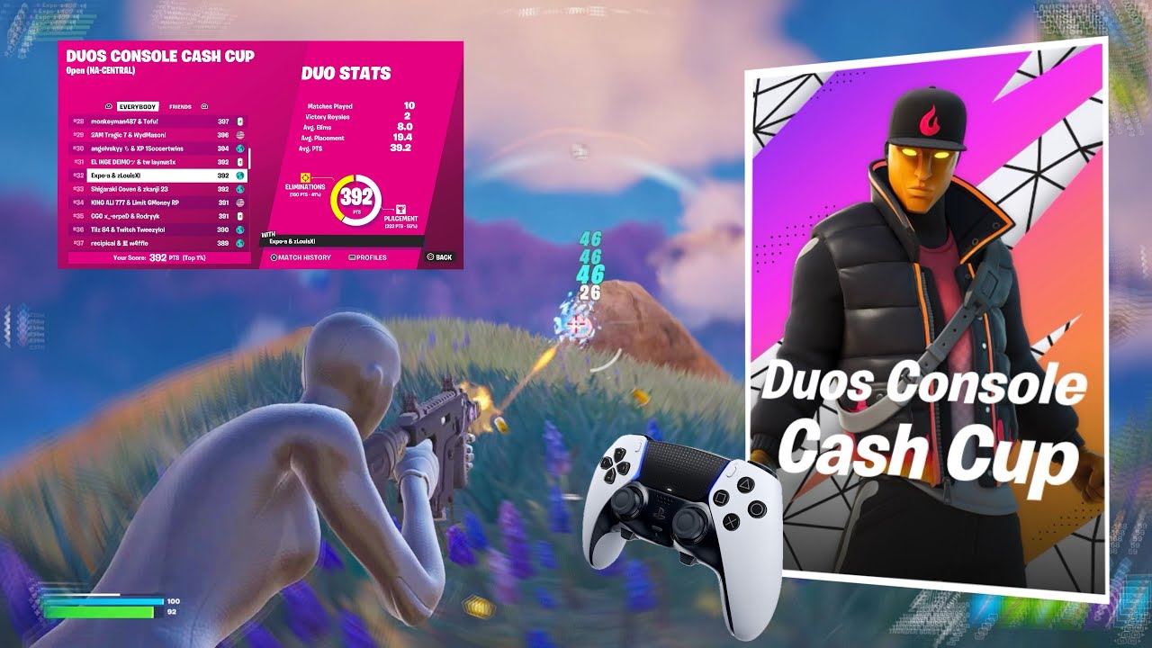 HOW WE QUALIFIED FOR CONSOLE DUOS CASH CUP FINALS (PS5) (4K 120 FPS)