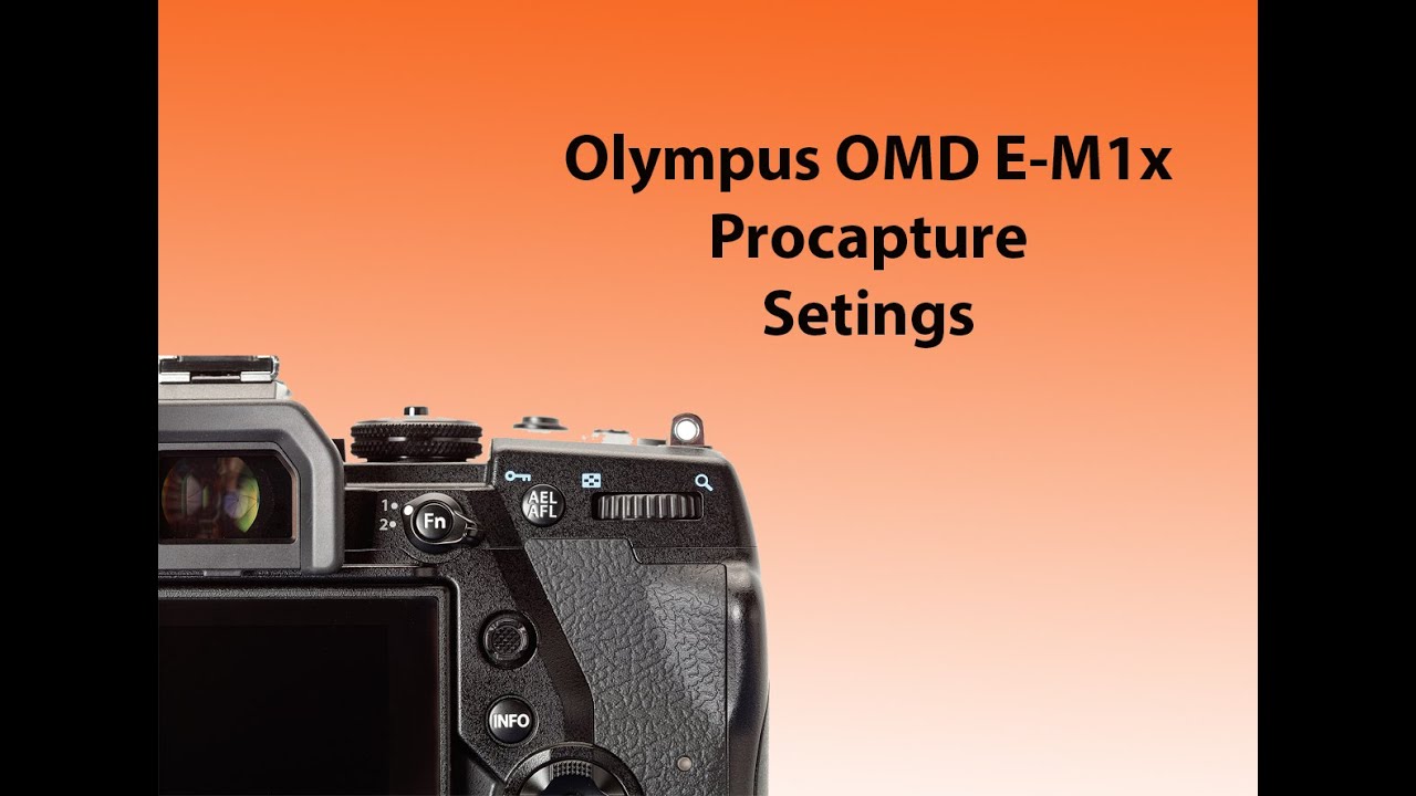 Setting the Olympus OMD E M1x for Procapture