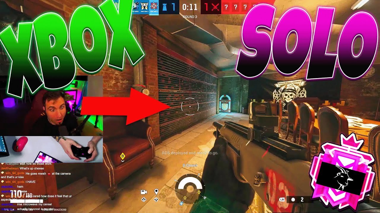 XBOX SOLO IS TERRIBLE!!! : Rainbow Six Siege Ranked(solo to goat)
