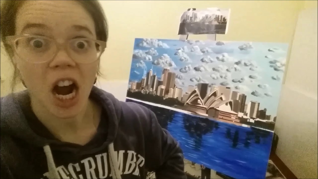 How to Correct a MASSIVE Mistake // Acrylic Painting // Sarah Jennifer ART