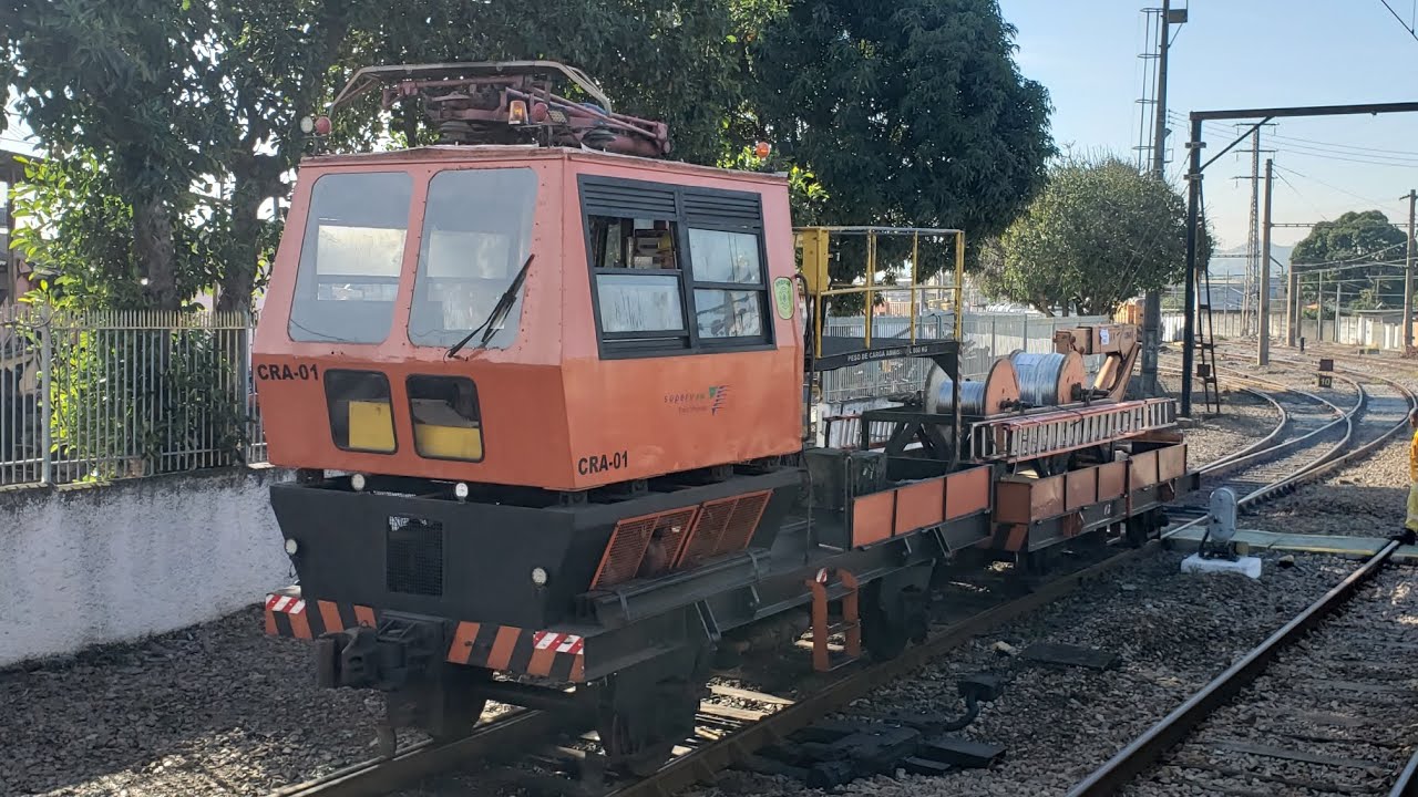 Manobras da Supervia na estação de Deodoro - RJ.