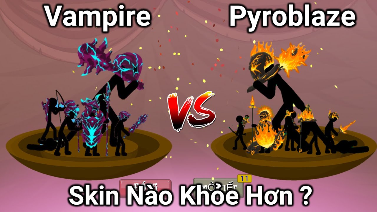 So S&aacute;nh Skin Mới Với Skin Ma C&agrave; Rồng-Stick War Legacy